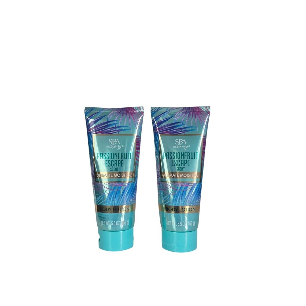 Spa Luxury Passionfruit Escape Scent Ultimate Moisture Body Lotion 5.5 oz ~2pk